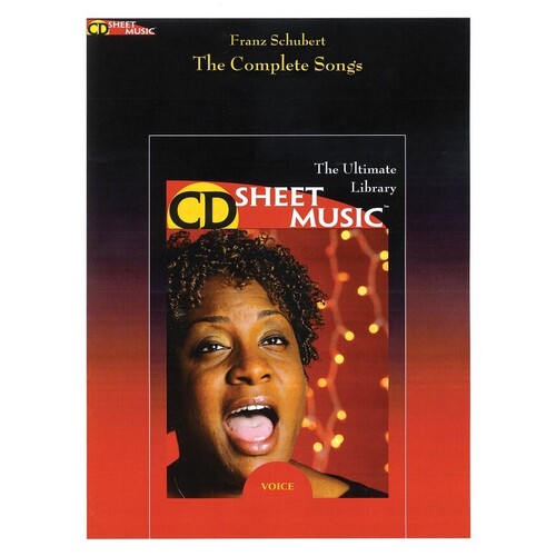 Schubert Complete Songs CD Sheet Music (CD-Rom Only)
