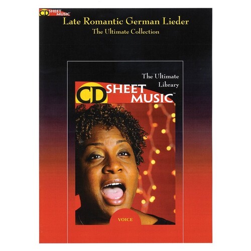 Late Romantic German Lieder CDr Sheet Music (CD-Rom Only)