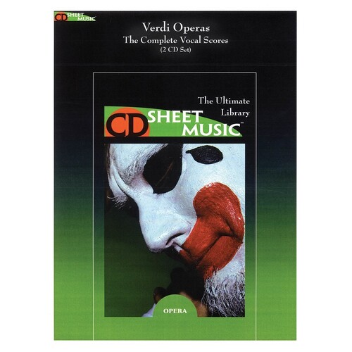 Verdi Operas Complete Vocal Scores 2 CDr Sheet M (CD-Rom Only)
