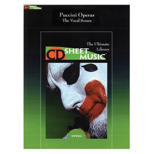Puccini Operas Vocal Scores CDr Sheet Music (CD-Rom Only)