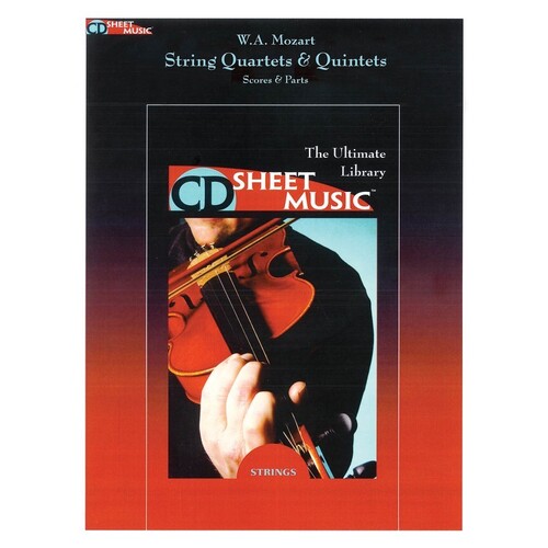 Mozart String Quartets and Quintets Score/Parts CDr She (CD-Rom Only)