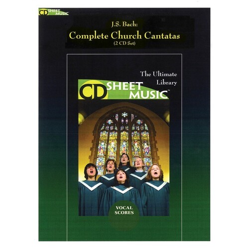 Bach Complete Church Cantatas 2 CDr Sheet Music (CD-Rom Only)