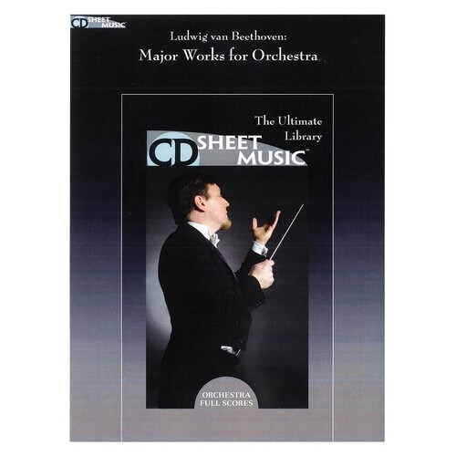Beethoven Major Works Orchestra Full Scores CDr (CD-Rom Only)