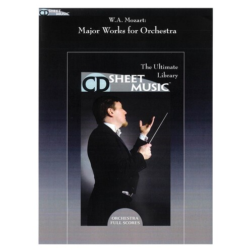 Mozart Major Works For Orchestra CDr Sheet Music (CD-Rom Only)