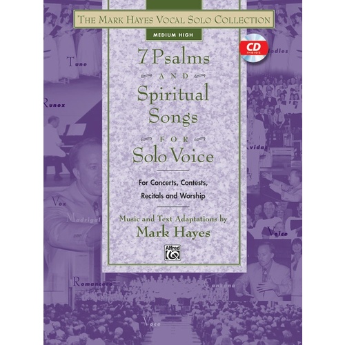 7 Psalms and Spiritual Songs Vocal Sheet Music Book and CD