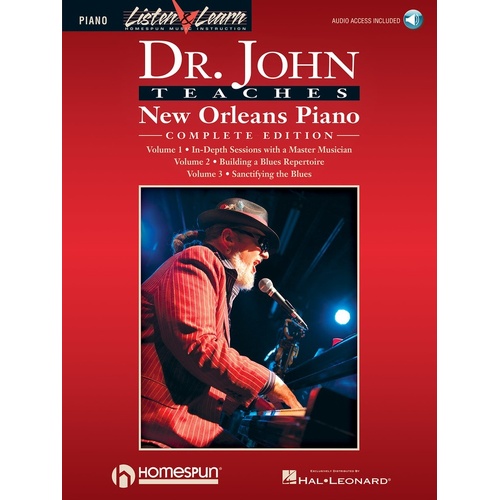 Dr John Teaches New Orleans Piano Complete Book/Online Audio (Softcover Book/Online Audio)
