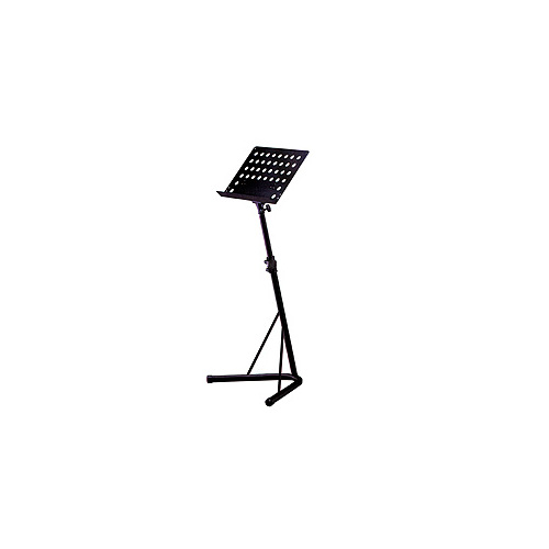 Music Stand-Solid Desk w/Holes Boomerang base