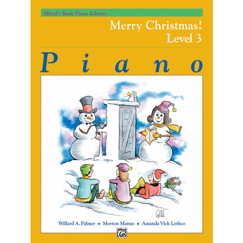 Alfred's Basic Piano Course Book: Merry Christmas! Level 3