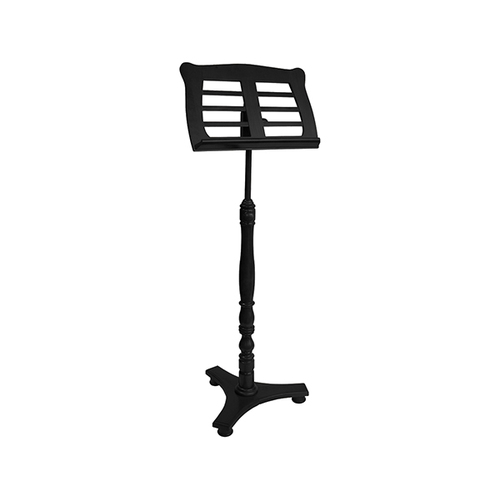 Music Stand-Wooden Low Base-Black