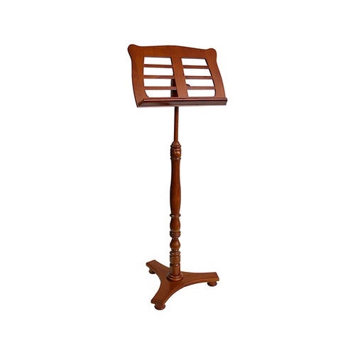 Music Stand-Wooden Low Base-Walnut
