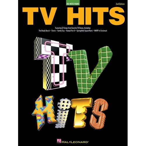 Tv Hits Big Note Piano 2nd Ed 