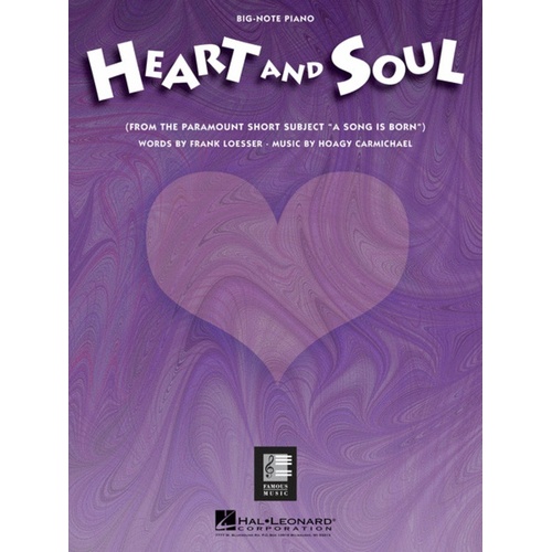 Heart And Soul (Single Music Sheet) Bn (C/R)