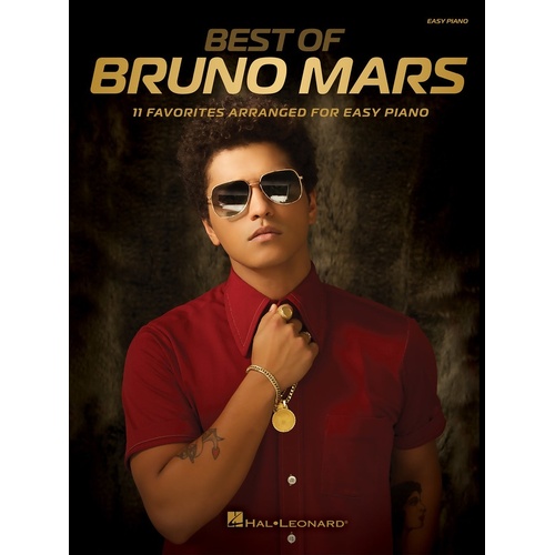 Best Of Bruno Mars Easy Piano (Softcover Book)