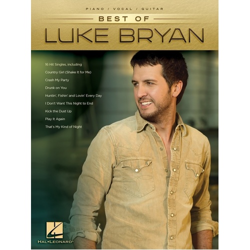 Best Of Luke Bryan PVG (Softcover Book)
