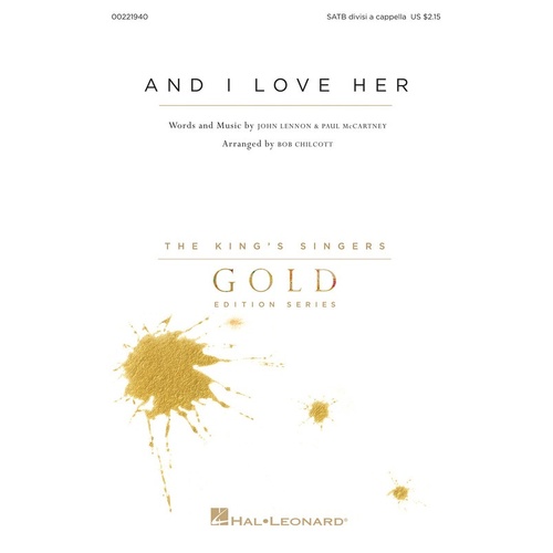 And I Love Her SATB Divisi A Cappella (Octavo)