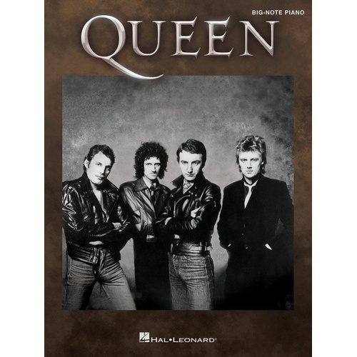 Queen Big-Note Piano Songbook - 10 Iconic Hits, 56 Pages, Hal Leonard