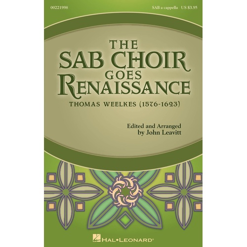 The SAB Choir Goes Renaissance A Cappella (Octavo)