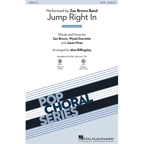 Jump Right In SAB (Octavo)