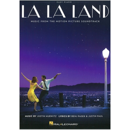 La La Land Movie Soundtrack Easy Piano Songbook by Hal Leonard, 72 Pages, Features 10 Songs Including City of Stars and Audition