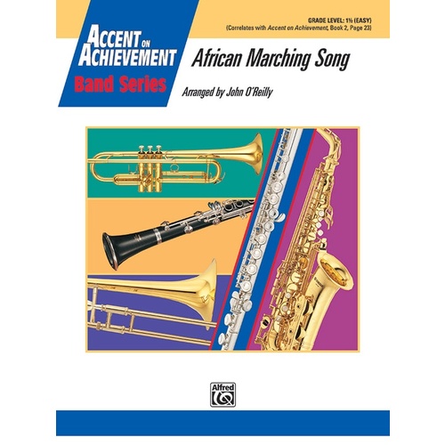 African Marching Song CB Gr1.5 Concert Band Sheet Music Score