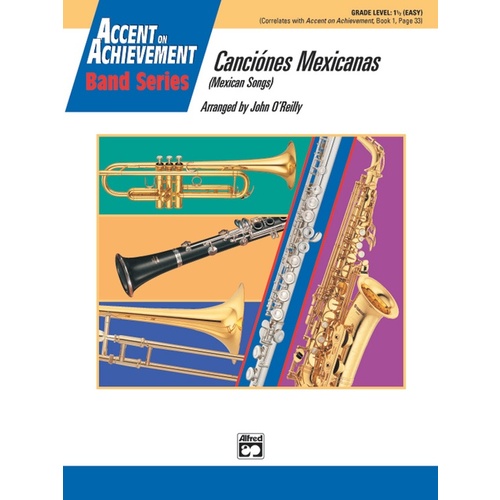 Canciones Mexicanas Concert Band Gr 1.5