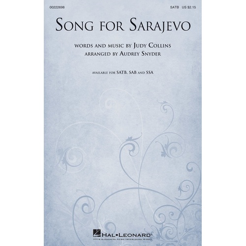 Song For Sarajevo SATB (Octavo)