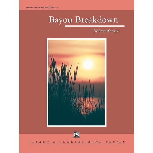 Bayou Breakdown Concert Band Sheet Music Grade 4