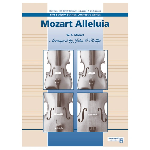 Alleluia by Mozart for String Orchestra - Strictly Strings Book 2, Grade 2