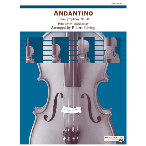 Andantino From Symph No 4 String Orchestra Gr 3.5