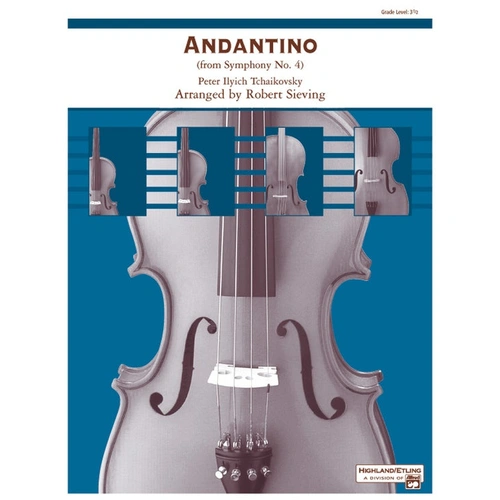 Tchaikovsky Andantino (Symphony No. 4) String Orchestra Grade 3.5 Score/Parts arranged by Sieving