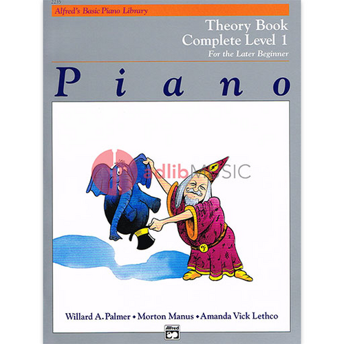 Alfred's Basic Piano Theory Book Complete 1 by Palmer, Willard, Manus, Morton, Lethco, Amanda Vick - Alfred Music