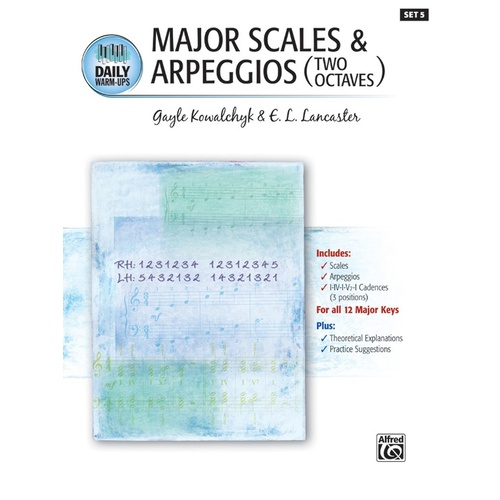 Daily Warm-Ups Book 5 Maj 2 Octave Piano
