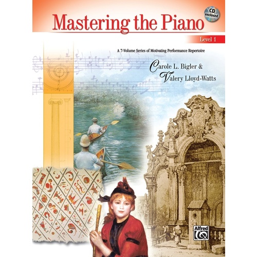Mastering The Piano Book/CD Level 1
