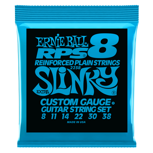 Ernie Ball Extra Slinky RPS Nickel Wound Electric Guitar String, 8-38 Gauge