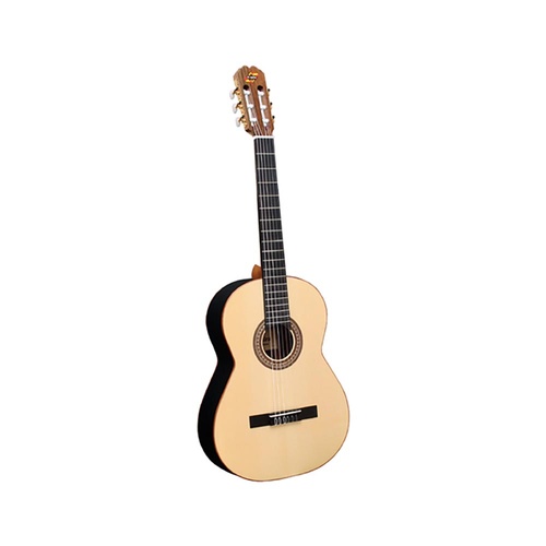 Admira Sombra Classical Guitar with Solid Spruce Top and Gold-Plated Lyre Machine Heads