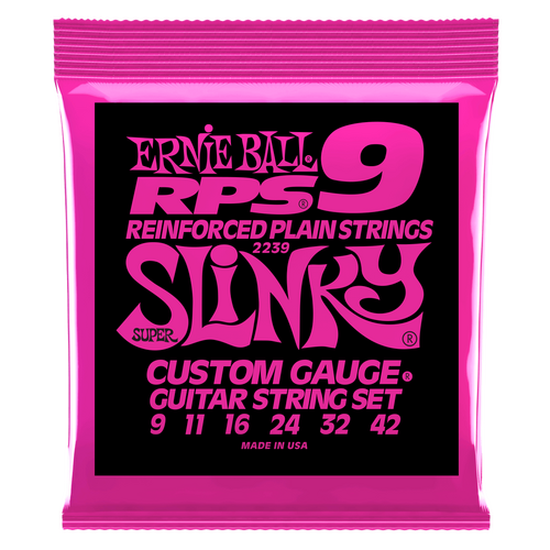 Ernie Ball Super Slinky RPS Nickel Wound Electric Guitar Strings-9-42 Gauge