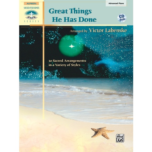 Great Things He Has Done Piano Book/CD