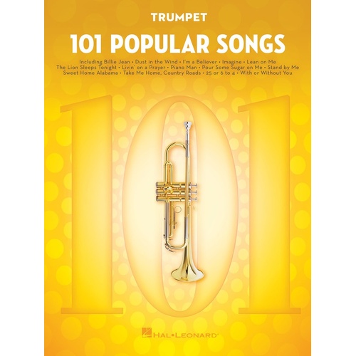 101 Popular Songs For Trumpet (Softcover Book)
