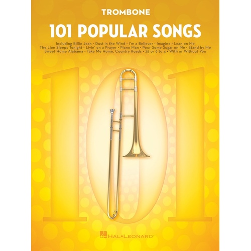 101 Popular Songs For Trombone (Softcover Book)