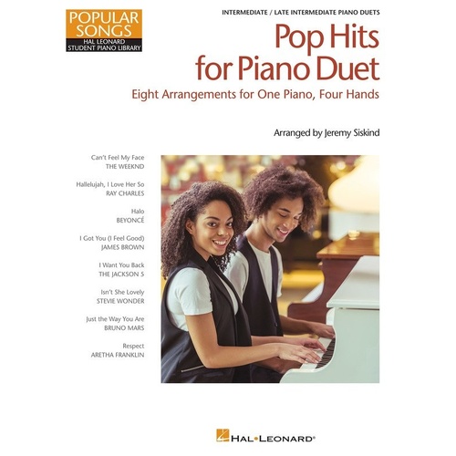 Pop Hits for Piano Duet - Hal Leonard, 56 Pages, Includes Classic & Current Songs