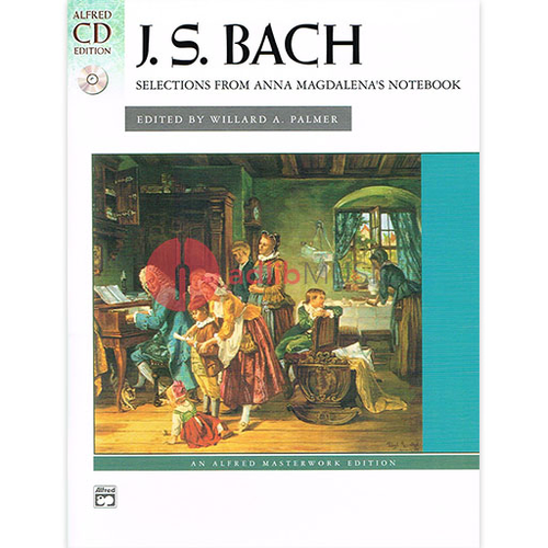 Bach Anna Magdalena's Notebook Bk/CD - Piano Sheet Music by Johann Sebastian Bach