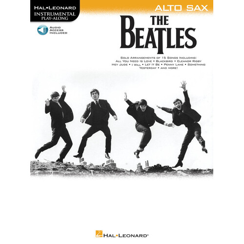 Beatles Instrumental Playalong Alto Sax Book/Online Audio (Softcover Book/Online Audio)