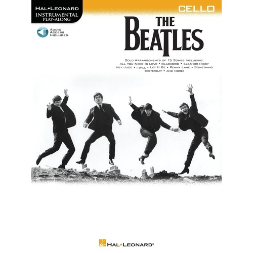Beatles Instrumental Playalong Cello Book/Online Audio (Softcover Book/Online Audio)