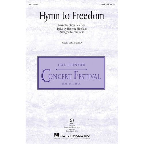 Hymn To Freedom SATB (Octavo)
