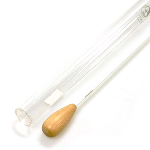 Hogalo Conductor Baton with Maple Handle 15in - 380mm, Protective Tube Included, Made in Taiwan