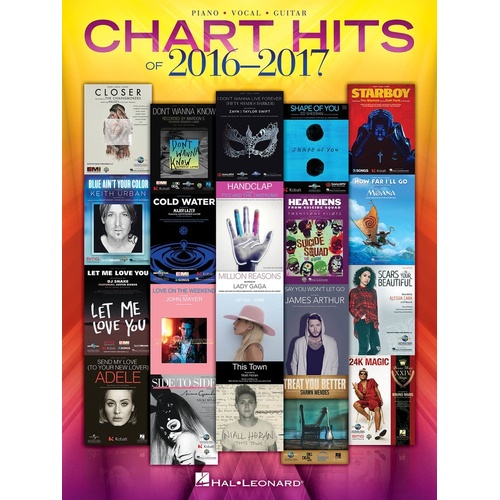 Chart Hits Of 2016-2017 PVG (Softcover Book)