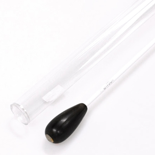 Hogalo Conductor Baton with Ebony Handle 15in - 380mm, Protective Tube Included, Made in Taiwan