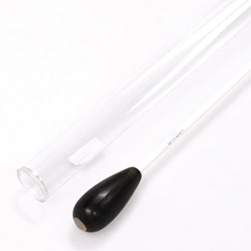 Hogalo Conductor Baton with Ebony Handle 15in - 380mm, Protective Tube, Made in Taiwan