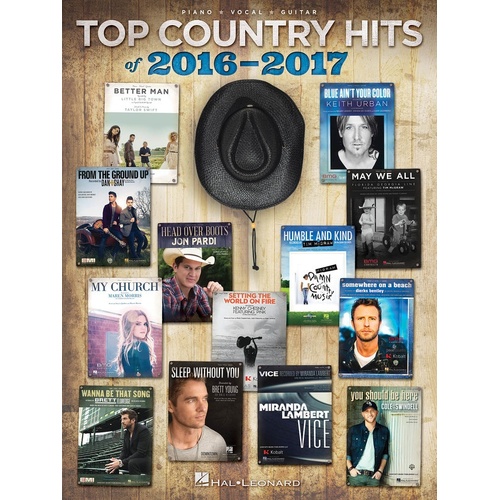 Top Country Hits Of 2016-2017 PVG (Softcover Book)