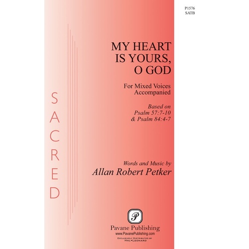 My Heart Is Yours O God SATB (Octavo)